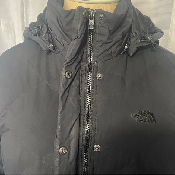 The North Face Miss Metro ll Long Jacket Women's S 550 Goose Down Puffer Zip Up - Picture 5 of 12